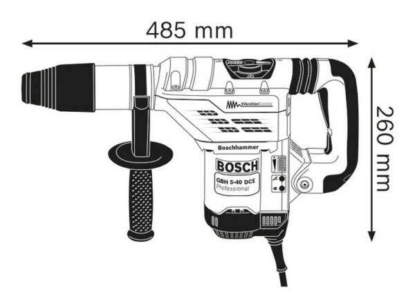 gbh 5 40 dce 0611264000 bosch el pneum cekic sds max 1 150w