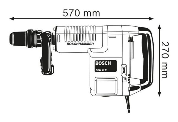 gsh 11 e 0611316708 bosch hamer za stem sds max 1 500w