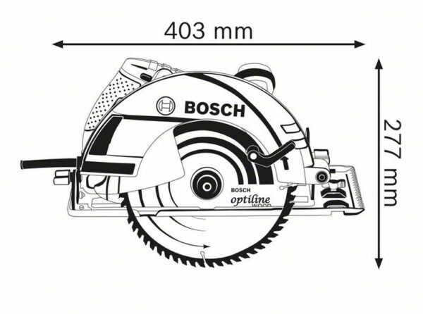 gks 235 turbo 06015a2001 bosch testera kruzna 2 050w 235mm