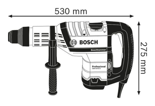 gbh 8 45 d 0611265100 bosch el pneum cekic sds max 1 500w