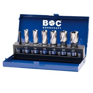 BOHRCRAFT Set kruna HSS sa Weldon drškom
